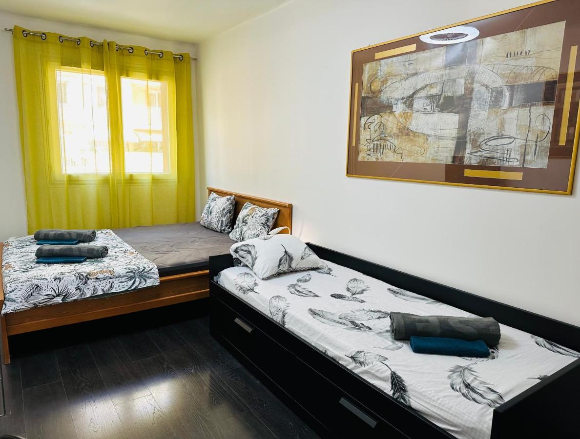 The Nice - 3 Rooms, 3Air Cond, 3Tv, 3Fans, 2 Wc, Wifi Everywhere 5Min Aeroport, Train, Beach, 1Min Tram, 15 Min Centre, Port, Parking Possible 외부 사진